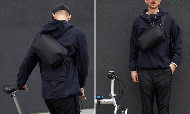 ベルーフバゲージ beruf baggage  スリングパック 日本製 メンズ レディース  アーバンエクスプローラー6.0  X-PACナイロン 防水  URBAN EXPLORER 6.0  ブラック 6L  BRF-GR21 2022AW【鞄】2211ripe_1