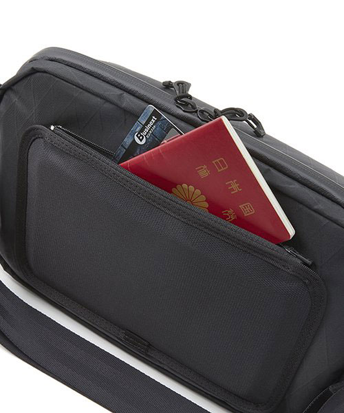 ベルーフバゲージ beruf baggage  スリングパック 日本製 メンズ レディース  アーバンエクスプローラー6.0  X-PACナイロン 防水  URBAN EXPLORER 6.0  ブラック 6L  BRF-GR21 2022AW【鞄】2211ripe_5
