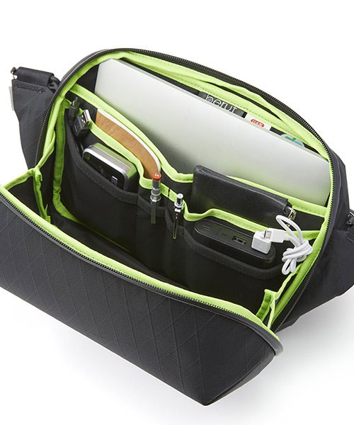 ベルーフバゲージ beruf baggage  スリングパック 日本製 メンズ レディース  アーバンエクスプローラー6.0  X-PACナイロン 防水  URBAN EXPLORER 6.0  ブラック 6L  BRF-GR21 2022AW【鞄】2211ripe_7