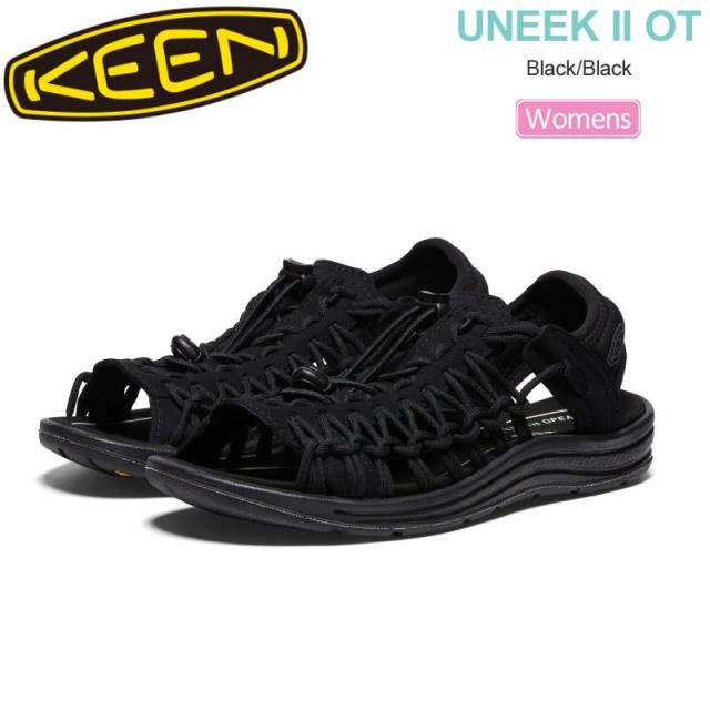 キーン KEEN  サンダル レディース  ウィメンズ ユニーク2 オーティー  UNEEK II OT  Black ブラック  1027297  2024SS sdl【靴】2404ripe