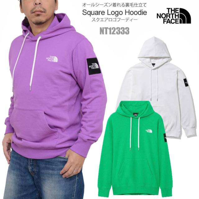 ザ・ノース・フェイス THE NORTH FACE  パーカー スウェット メンズ  スクエアロゴフーディー  Square Logo Hoodie  NT12333  2024SS tnfswt【服】2402ripe 【返品交換・ラッピング不可】
