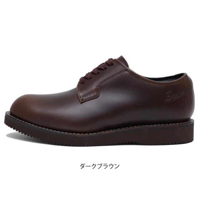 ダナー DANNER 革靴 ビジネスシューズ 防水 日本製 メンズ ポストマン ウォータープルーフ POSTMAN W/P ダークブラウン D214370 DBR 2024AW【靴】2409ripe_1