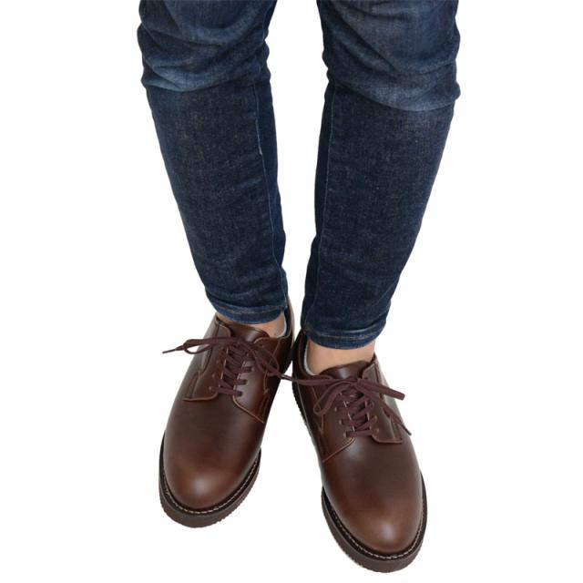 ダナー DANNER 革靴 ビジネスシューズ 防水 日本製 メンズ ポストマン ウォータープルーフ POSTMAN W/P ダークブラウン D214370 DBR 2024AW【靴】2409ripe_12