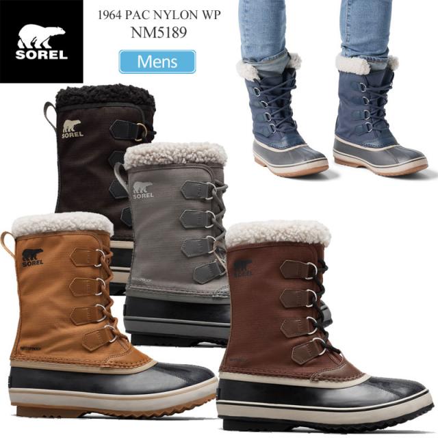 ソレル SOREL スノーブーツ メンズ 1964パックナイロンウォータープルーフ 1964 PAC NYLON WP NM5189 2025AW wbt【靴】2510ripe 【返品交換・ラッピング不可】_25WS