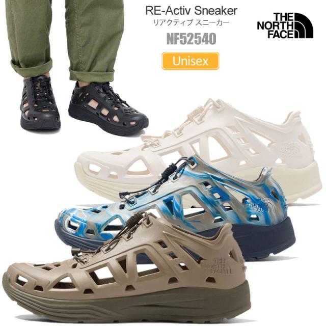 ザ・ノース・フェイス THE NORTH FACE スニーカー サンダル メンズ レディース リ アクティブ スニーカー RE-Activ Sneaker NF52451 2025SS【靴】2503ripe 【返品交換・ラッピング不可】