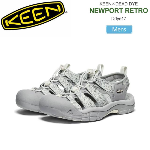 キーン KEEN  デッドダイ DEAD DYE コラボ  メンズ サンダル  ニューポートレトロ  NEWPORT RETRO  Ddye17  1030580  2025SS sdl【靴】2503ripe
