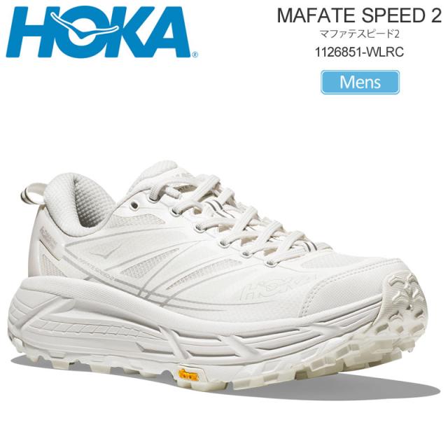 ホカ HOKA ランニングシューズ 厚底 メンズ マファテスピード2 MAFATE SPEED 2 ホワイト ルナロック 1126851 2026SS snk【靴】2512ripe