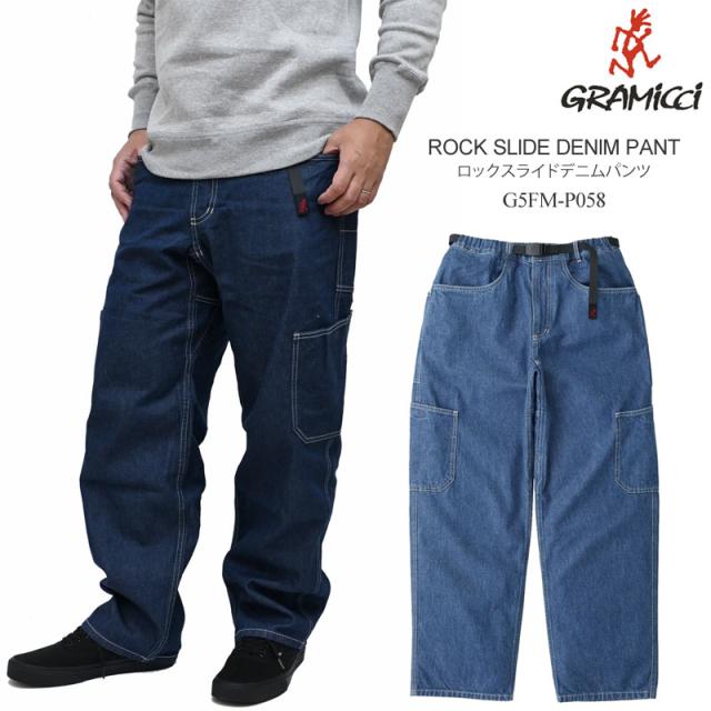 グラミチ GRAMICCI  ロングパンツ メンズ  ロックスライドデニムパンツ  ROCK SLIDE DENIM PANT  G5FM-P058  2025AW【服】2509ripe
