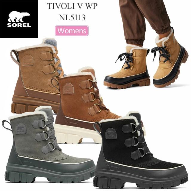 ソレル SOREL  スノーブーツ レディース  ティボリ5 チボリ5  TIVOLI V WP  NL5113  2025AW wbt【靴】2510ripe 【返品交換・ラッピング不可】_25WS