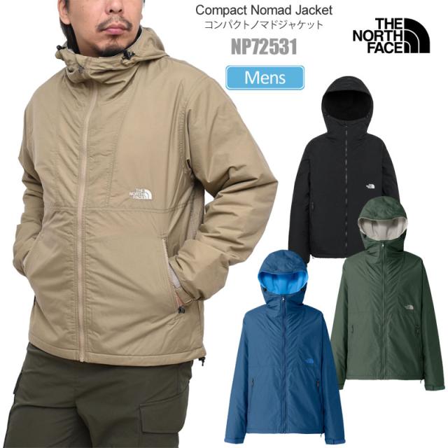 ザ・ノース・フェイス THE NORTH FACE  マウンテンパーカー 撥水 メンズ  コンパクトノマドジャケット  Compact Nomad Jacket  NP72531  2025AW【服】2510ripe 【返品交換・ラッピング不可】_25WS