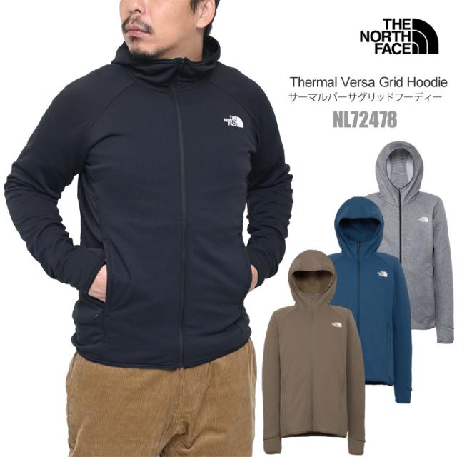 ザ・ノース・フェイス THE NORTH FACE フリース パーカー メンズ サーマルバーサグリッドフーディー Thermal Versa Grid Hoodie NL72478 2025AW 【服】2510ripe 【返品交換・ラッピング不可】_25WS