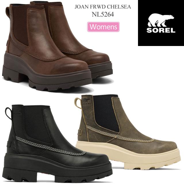 ソレル SOREL  サイドゴアブーツ レディース  ジョアンフォーワード チェルシー  JOAN FRWD CHELSEA  NL5264  2025AW【靴】2511ripe 【返品交換・ラッピング不可】_25WS
