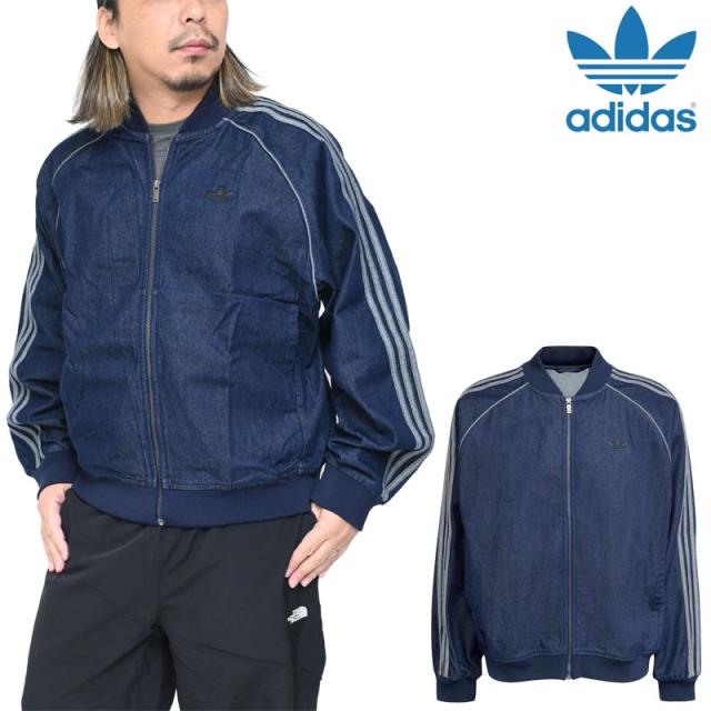 アディダス オリジナルス adidas originals  ジャージ トップス メンズ  アディカラー ルーズ SST デニム ストーン  VS269  2026SS【服】2602ripe