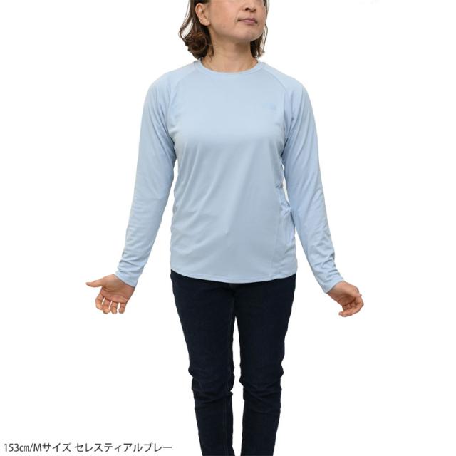 ザ・ノース・フェイス THE NORTH FACE  Tシャツ 長袖 レディース  ロングスリーブクリスプアクションクルー  L/S Crisp Axion Crew  NTW12686  2026SS【服】2602ripe [M便 1/1]_1