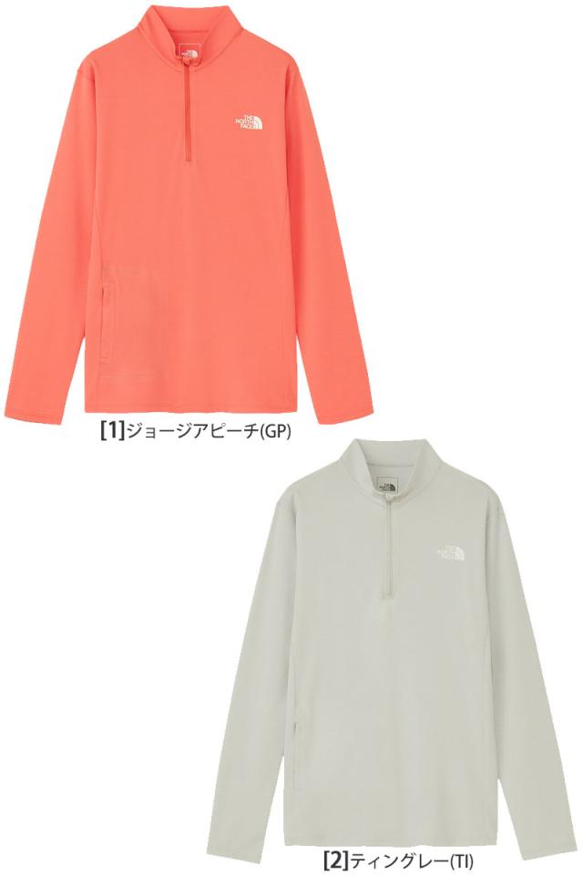 ザ・ノース・フェイス THE NORTH FACE  Tシャツ 長袖 レディース  ロングスリーブ フラッシュドライ3Dジップアップ  L/S FLASHDRY 3D Zip Up  NTW62505  2026SS【服】2603ripe [M便 1/1]_2