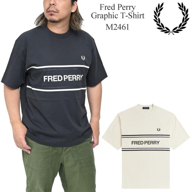 フレッドペリー FREDPERRY  Tシャツ 半袖 メンズ  グラフィックTシャツ  Graphic T-Shirt  M2461  2026SS sst【服】2606ripe [M便 1/1] 【割引クーポン対象外】