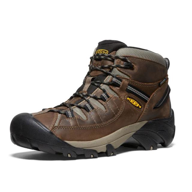 キーン KEEN 防水トレッキングシューズ メンズ メンズ ターギー2 ミッド ウォータープルーフ TARGHEE II MID WP Shitake/Brindle 1008418 2026AW【靴】2607ripe