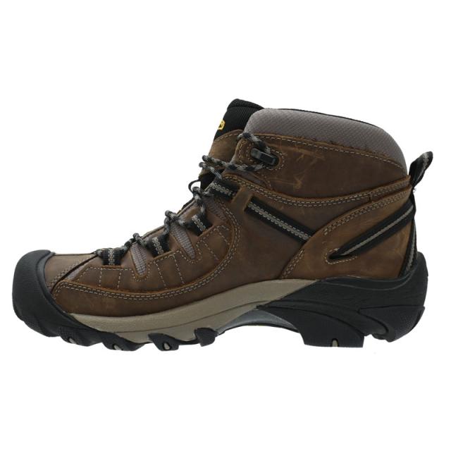 キーン KEEN 防水トレッキングシューズ メンズ メンズ ターギー2 ミッド ウォータープルーフ TARGHEE II MID WP Shitake/Brindle 1008418 2026AW【靴】2607ripe