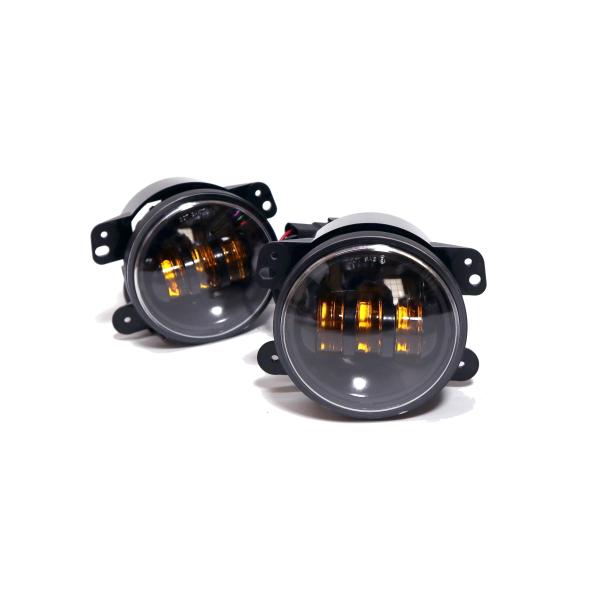 JEEP ジープ  JL JK ラングラー フォグランプ LED イエローフォグ カスタムパーツ サハラ ルビコン