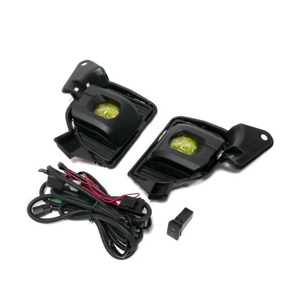 200系 ハイエース 4型 5型 6型用 後付けフォグランプ 純正交換 7型ルック LEDフォグAssy イエローレンズ