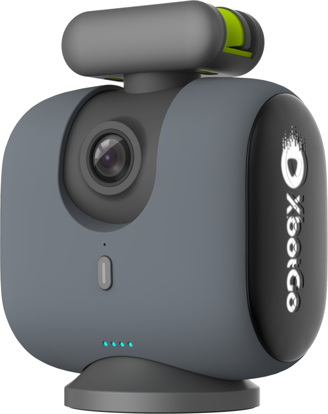 【XbotGo 公式】XbotGo Chameleon スタビライザー 360°回転 スポーツ サッカー バスケットボール ヨガ フェンシング フットボール スマホ ジンバル トラッキング 自動追尾 AI iphone アンドロイド Vlog 電動式 手ぶれ補正　グレー