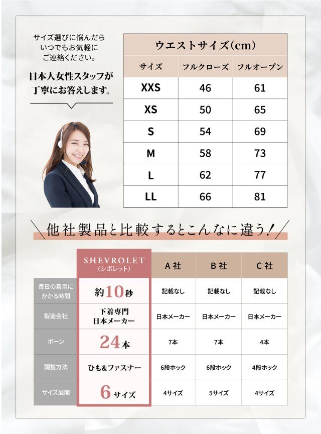 引っ張るだけでくびれ 着脱簡単コルセット 楽々スタイルアップ LL-C1 ウエストニッパー ダイエット コルセット くびれ 体型カバー ウエスト 引き締め 姿勢矯正 インナー 肋骨矯正 フィジーク ジッパー ファスナー 下っ腹 痩せ おさえる_6