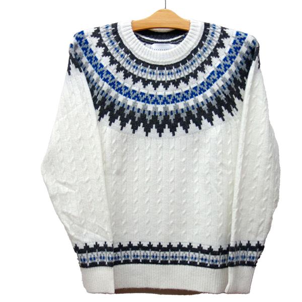 gim ジム メンズ ブランド セーター ７G ７G ノルディック クルーネックセーター