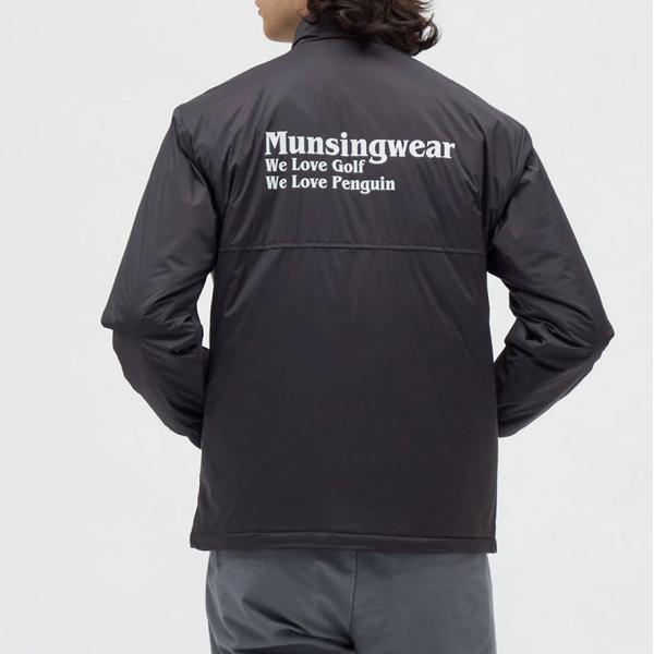 マンシングウェア munsingwear メンズ ブルゾン ゴルフウエア はっ水裏キルティング 秋冬 アウター_5