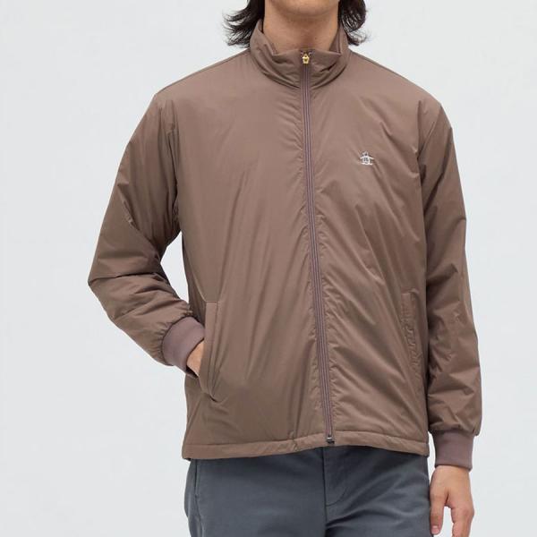 マンシングウェア munsingwear メンズ ブルゾン ゴルフウエア はっ水裏キルティング 秋冬 アウター_6