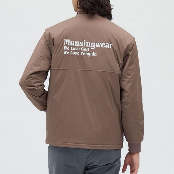 マンシングウェア munsingwear メンズ ブルゾン ゴルフウエア はっ水裏キルティング 秋冬 アウター_7