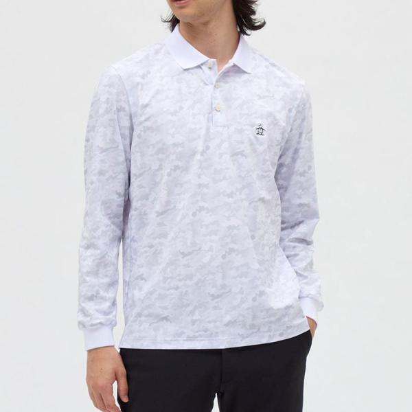 マンシングウェア munsingwear メンズ 長袖ポロシャツ ペンギン