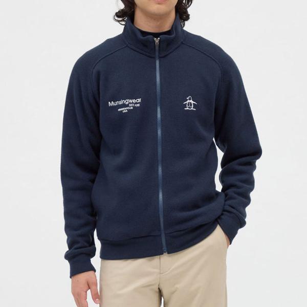 マンシングウェア munsingwear メンズ スウェットブルゾン MG5FSW23M 秋冬 防風 保温 ストレッチ ゴルフウエア プレゼント ギフト好適品