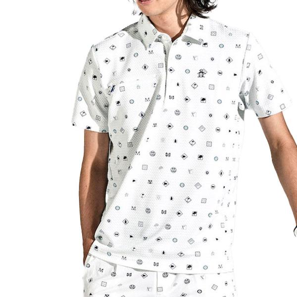 M マンシングウェア munsingwear メンズ ポロシャツ ゴルフウエア おしゃれ 高機能 半袖 夏 MGMXJA13