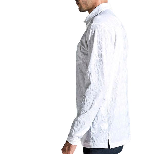 マンシングウェア munsingwear メンズ ポロシャツ 長袖 ゴルフウエア おしゃれ 高機能 ジャカード MGMXJB03 春 夏_11