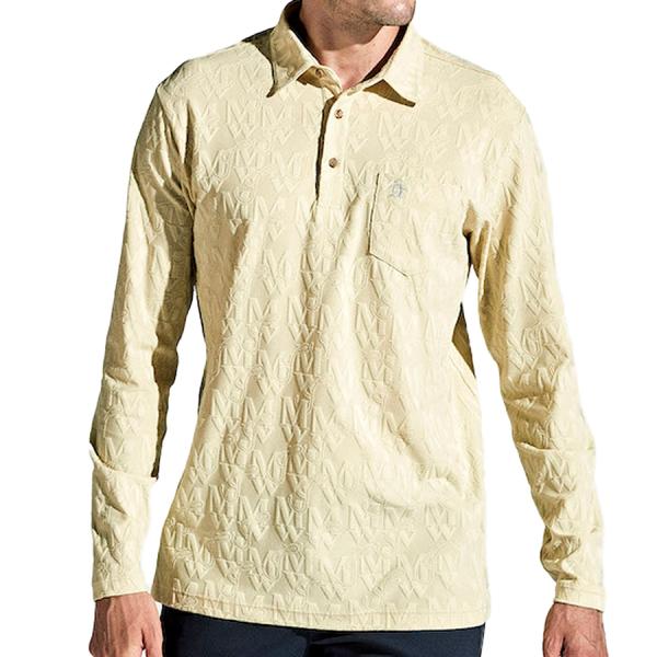 マンシングウェア munsingwear メンズ ポロシャツ 長袖 ゴルフウエア おしゃれ 高機能 ジャカード MGMXJB03 春 夏_8