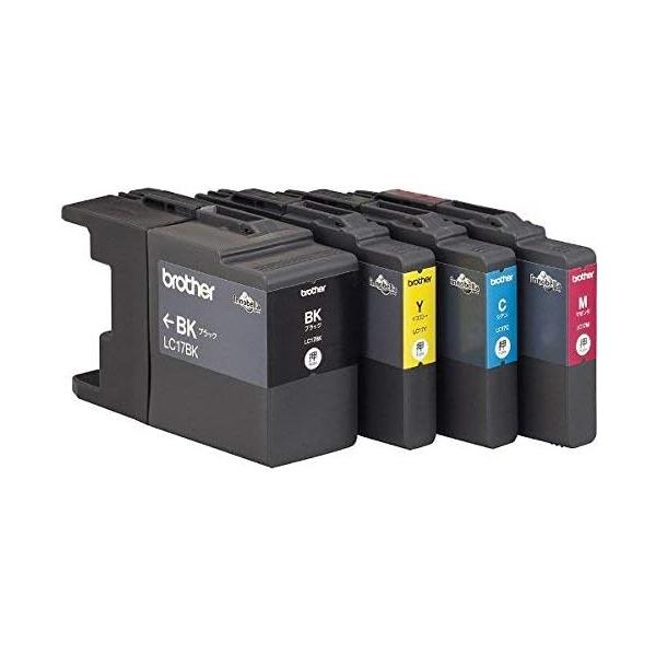 LC17-4PK ブラザー Brother 純正インクカートリッジ LC17 4色セット 大容量 箱なし MFC-J5910CDW J6510DW J6710CDW J6910CDW