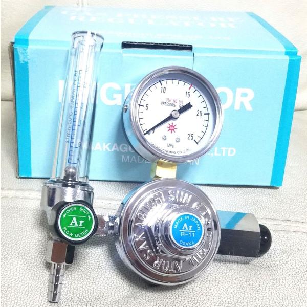 アルゴンガス調整器 阪口製作所 R-11 新品未開封 アルゴン溶接 レギュレーター TIG溶接 安心の日本製