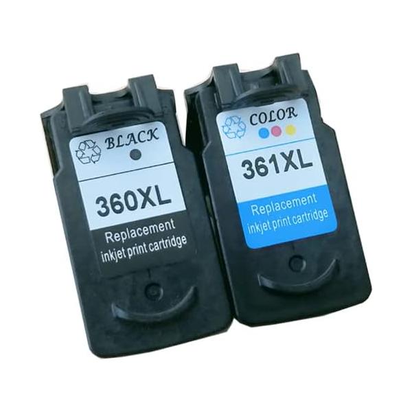 BC-360XL BC-361XL 黒+3色カラーインク 増量版 2個組 TS5430 TS5330 大容量 キャノン Black & Tri-color 再生インク canon