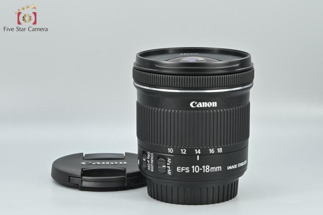 【中古】canon キャノン EF-S 10-18mm f/4.5-5.6 IS STM