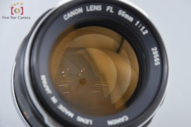 中古】Canon キヤノン FL 55mm f/1.2 2025.9月 オーバーホール済みの 