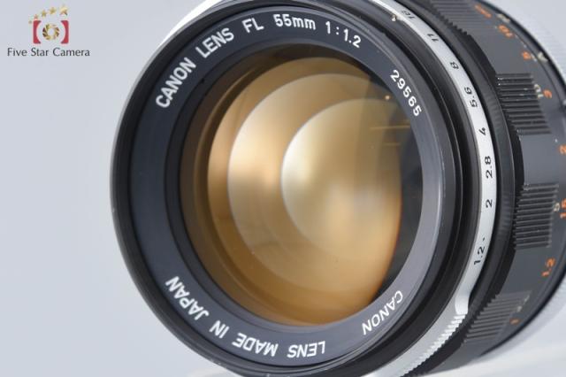 中古】Canon キヤノン FL 55mm f/1.2 2025.9月 オーバーホール済みの 