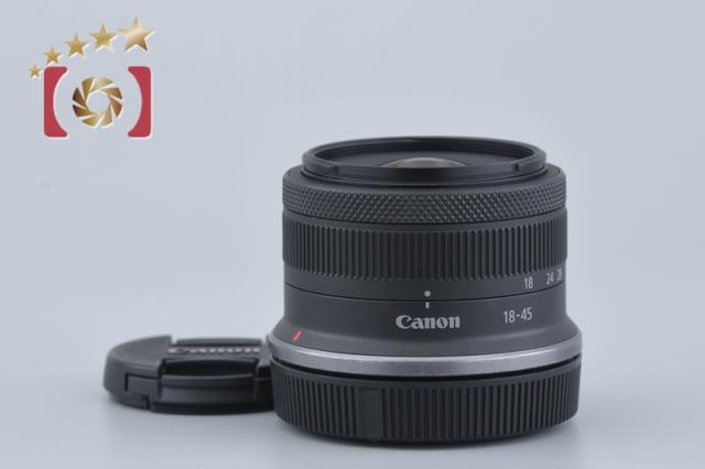 【中古】Canon キヤノン RF-S 18-45mm f/4.5-6.3 IS STM ブラック