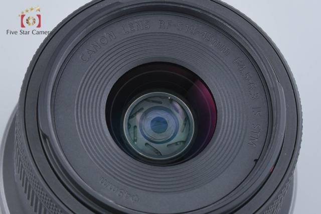 【中古】Canon キヤノン RF-S 18-45mm f/4.5-6.3 IS STM ブラック 【中古】Canon キヤノン RF-S 18-45mm f/4.5-6.3 IS STM ブラック