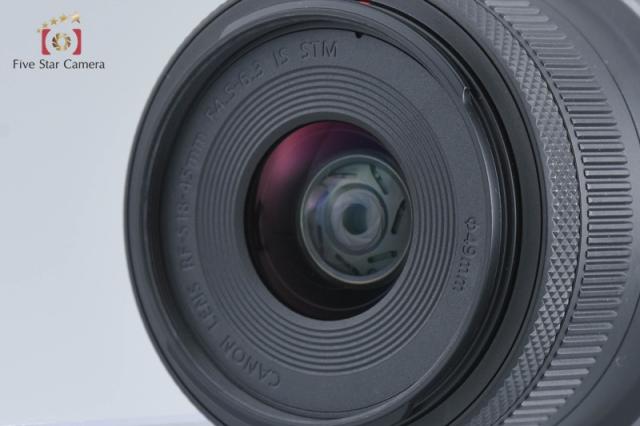 【中古】Canon キヤノン RF-S 18-45mm f/4.5-6.3 IS STM ブラック 【中古】Canon キヤノン RF-S 18-45mm f/4.5-6.3 IS STM ブラック
