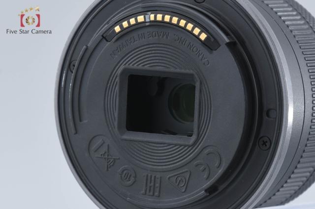 【中古】Canon キヤノン RF-S 18-45mm f/4.5-6.3 IS STM ブラック 【中古】Canon キヤノン RF-S 18-45mm f/4.5-6.3 IS STM ブラック
