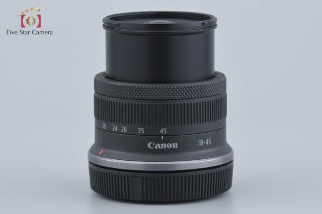 【中古】Canon キヤノン RF-S 18-45mm f/4.5-6.3 IS STM ブラック 【中古】Canon キヤノン RF-S 18-45mm f/4.5-6.3 IS STM ブラック