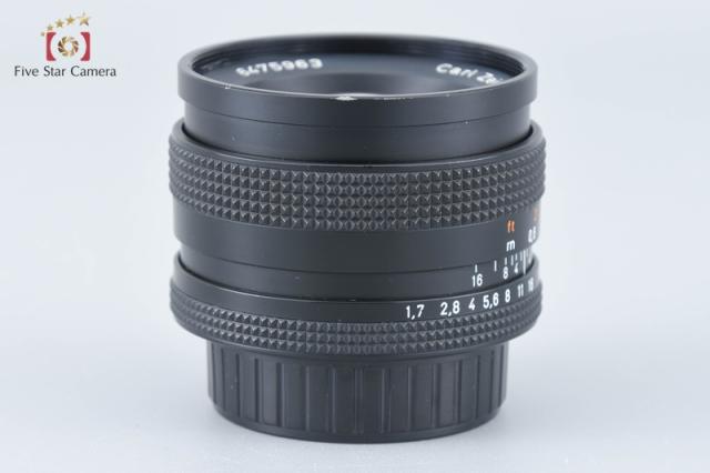 【中古】CONTAX コンタックス Carl Zeiss Planar 50mm f/1.7 T* AEJ 2025.11月 オーバーホール済み_11