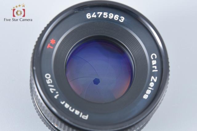【中古】CONTAX コンタックス Carl Zeiss Planar 50mm f/1.7 T* AEJ 2025.11月 オーバーホール済み_1