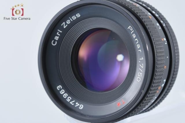 【中古】CONTAX コンタックス Carl Zeiss Planar 50mm f/1.7 T* AEJ 2025.11月 オーバーホール済み_4