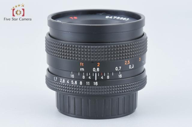 【中古】CONTAX コンタックス Carl Zeiss Planar 50mm f/1.7 T* AEJ 2025.11月 オーバーホール済み_8
